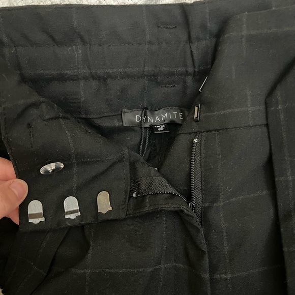 Dynamite black dress pants with a pattern design - Picture 3 of 4